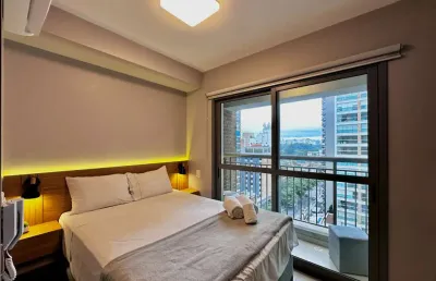Studio para venda em indianópolis com 1 quarto, sendo 1 suíte, 21m²