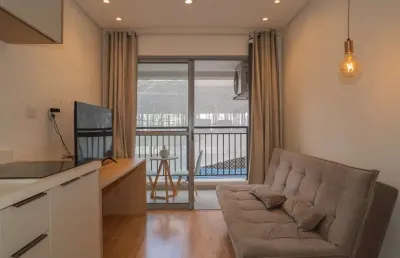 Apartamento tipo para venda em indianópolis com 1 quarto, sendo 1 suíte, 31m²