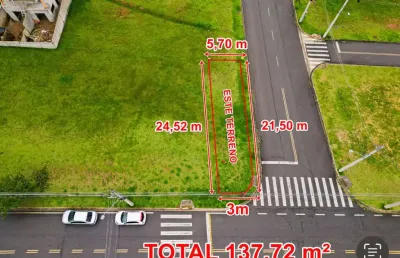 Terreno residencial para venda em vila são francisco, 137m²