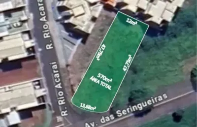 Terreno residencial para venda em residencial amazonas, 570m²