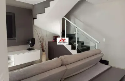 Lindo sobrado de 110m² com 3 suítes, 2 vagas, churrasqueira por 790.000,00 no centro da vila formosa/sp