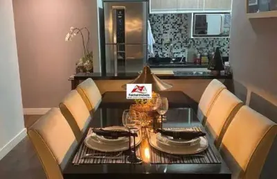 Lindo apartamento com 2 dorm., 1 suite, sendo possível reverter em 3, sala ampliada, semi mobiliado, 1 vaga por 2.400,00/mês - v. formosa/sp