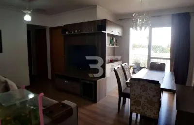 Apartamento mobiliado - condomínio residencial portal das flores