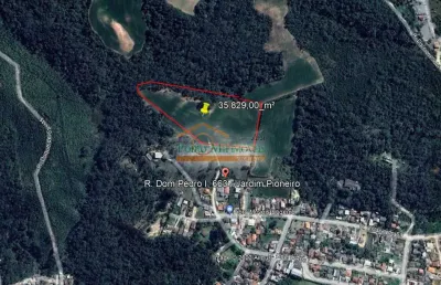 Terreno à venda na rua dom pedro i, 663, centro, campo magro, 35829 m2 por r$ 1.800.000