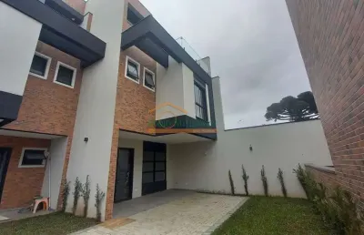 Casa em condomínio fechado com 3 quartos à venda na rua joão batista casagrande, 140, santa felicidade, curitiba, 170 m2 por r$ 1.050.000