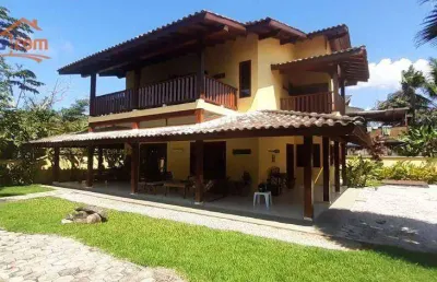 Casa com 5 dormitórios à venda, 200 m² por r$ 5.000.000,00 - itamambuca - ubatuba/sp