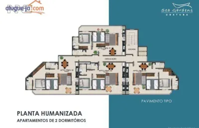 Apartamento com 2 dormitórios à venda, 71 m² por r$ 888.000,00 - itaguá - ubatuba/sp