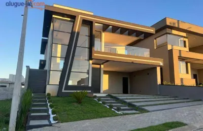 Sobrado de alto padrão para venda no condomínio santa mônica com 239 m²