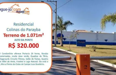 Terreno à venda no alto da ponte - são josé dos campos/sp com 1071 m²