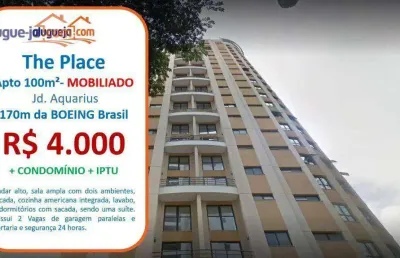Apartamento com 2 dormitórios para alugar, 100 m² por r$ 5.271,44/mês - jardim aquarius - são josé dos campos/sp