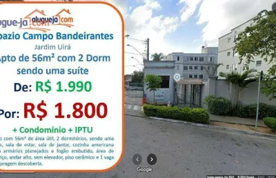 Apartamento com 2 dormitórios para alugar, 56 m² por r$ 2.482,50/mês - parque residencial flamboyant - são josé dos campos/sp