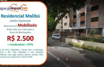 Apartamento com 1 dormitório para alugar, 47 m² por r$ 3.089/mês - jardim esplanada - são josé dos campos/sp