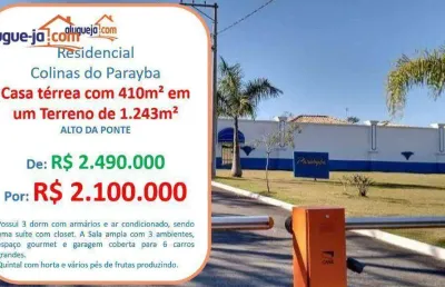 Casa com 3 dormitórios à venda, 410 m² por r$ 2.490.000,00 - alto da ponte - são josé dos campos/sp