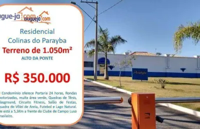 Terreno à venda, 1050 m² por r$ 350.000 - alto da ponte - são josé dos campos/sp