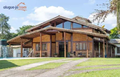 Chácara com 4 dormitórios, 1900 m² - venda por r$ 2.650.000 ou aluguel por r$ 10.800/mês - almeida prado - igaratá/sp