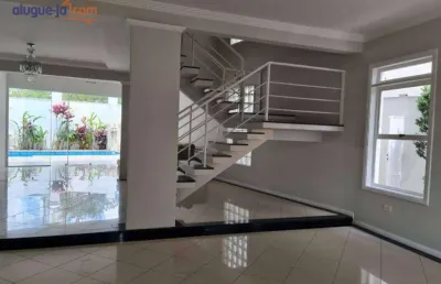 Casa com 4 dormitórios para alugar, 285 m² por r$ 14.959,00/mês - pqe res aquarius - são josé dos campos/sp