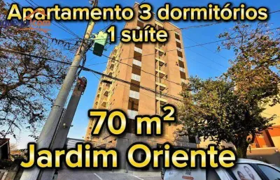 Apartamento com 3 dormitórios à venda, 70 m² por r$ 530.000,00 - jardim oriente - são josé dos campos/sp