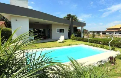 Chácara com 3 dormitórios à venda, 263 m² por r$ 1.600.000,00 - freguesia da escada - guararema/sp