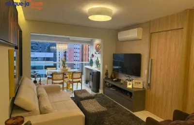 Apartamento com 2 dormitórios para alugar, 78 m² por r$ 6.170,00/mês - jardim aquarius - são josé dos campos/sp
