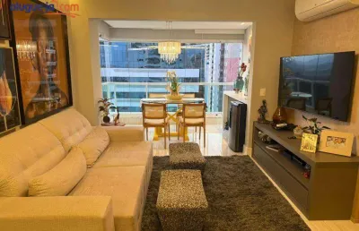 Apartamento com 2 dormitórios para alugar, 78 m² por r$ 6.000,00/mês - jardim aquarius - são josé dos campos/sp