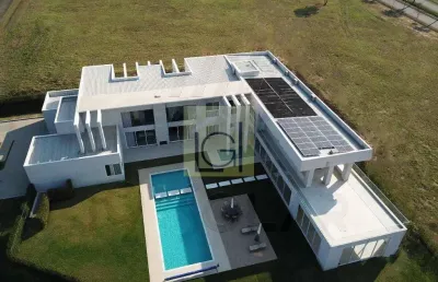 Casa em condomínio fechado com 6 quartos à venda no loteamento residencial parque terras de santa cecília, itu  por r$ 11.900.000