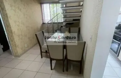 Apartamento duplex a venda no parque santana, com 2 quartos sendo 1 suíte, 2 salas, área gourmet, ótima localização, por r$: 430 mil. mogi das cruzes