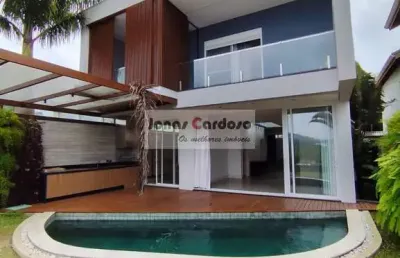Luxuosa casa à venda no condomínio aruã em mogi das cruzes-sp, com 3 quartos, 3 suítes, 3 salas, 5 banheiros, 4 vagas, 370m².
