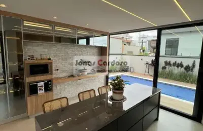 Casa alto padrão à venda no condomínio mosaico essence, cézar de souza. com 3 suítes, sendo 1 master, piscina, área gourmet, 4 vagas. um espetáculo!