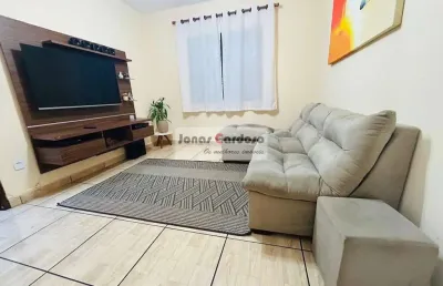 Casa à venda na cidade jardim, em mogi das cruzes-sp, : 2 quartos, 1 suíte, 1 sala, 2 banheiros, 2 vagas, 72m². imperdível!