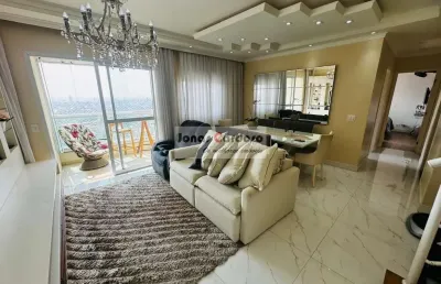 Apartamento na cobertura com 128m² de área útil a venda no mogi moderno. com 3 quartos, 1 suíte, 2 salas, 3 vagas de garagem, varanda gourmet, jacuzzi