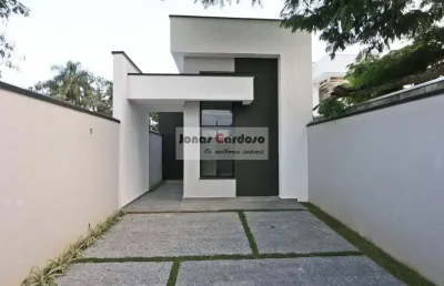 Imperdível oportunidade de adquirir casa nova térrea com 3 quartos (1 suíte), 2 vagas, na vila da prata em mogi das cruzes. por r$549 mil