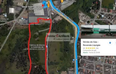 Terreno / área  comercial à venda em suzano-sp, bairro do raffo - 43.486m² de oportunidade única!