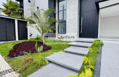 Casa térrea de alto padrão no granja anita em mogi das cruzes-sp. com 3 quartos sendo 3 suítes, sala ampla, piscina. por r$: 2.300.000. estuda permuta