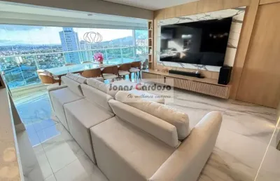 Apartamento de alto padrão mobiliado no helbor passeo patteo mogilar ? 116m², 3 suítes, pacote completo r$ 10.500/mês