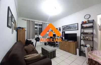 2 dormitórios, dependência, garagem demarcada, vila matias, santos