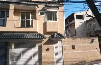 Casa em condomínio fechado com 2 quartos à venda na estrada do cafundá, taquara, rio de janeiro, 120 m2 por r$ 293.000