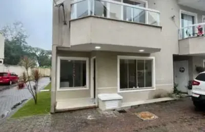 Casa em condomínio fechado com 3 quartos à venda na estrada capitão pedro afonso, vargem grande, rio de janeiro por r$ 580.000