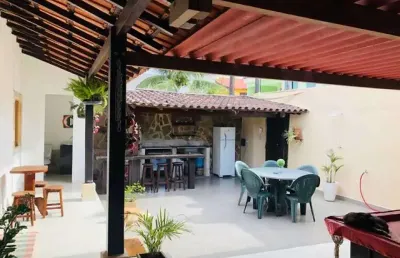 Casa em condomínio fechado com 4 quartos à venda na rua jornalista luiz eduardo lobo, vargem pequena, rio de janeiro, 180 m2 por r$ 540.000