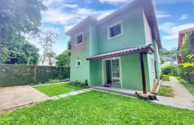 Casa em condomínio fechado com 4 quartos à venda na rua serra dourada, vargem grande, rio de janeiro, 360 m2 por r$ 880.000