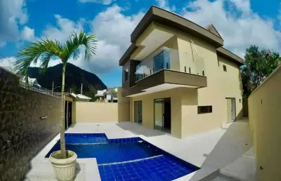 Casa em condomínio fechado com 4 quartos à venda na rua joão marques cadengo, vargem pequena, rio de janeiro, 233 m2 por r$ 1.190.000