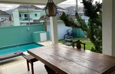 Casa em condomínio fechado com 4 quartos à venda na rua salomão malina, vargem pequena, rio de janeiro, 180 m2 por r$ 969.900