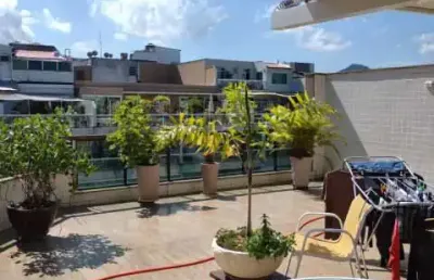 Cobertura com 2 quartos à venda na rua gustavo corção, recreio dos bandeirantes, rio de janeiro, 183 m2 por r$ 1.180.000