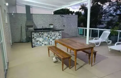 Cobertura com 3 quartos à venda na avenida gilka machado, recreio dos bandeirantes, rio de janeiro, 166 m2 por r$ 970.000