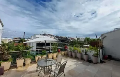 Cobertura com 4 quartos à venda na rua raul da cunha ribeiro, recreio dos bandeirantes, rio de janeiro, 195 m2 por r$ 1.500.000
