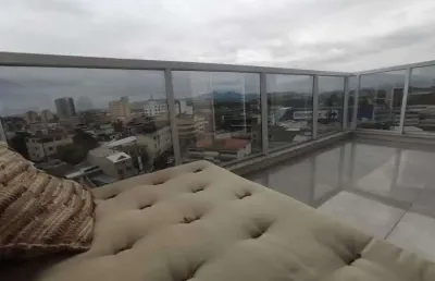 Cobertura com 4 quartos à venda na rua major correia de melo, jardim vinte e cinco de agosto, duque de caxias, 177 m2 por r$ 980.000