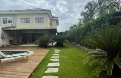 Casa em condomínio fechado com 4 quartos à venda na rua rômulo de almeida, recreio dos bandeirantes, rio de janeiro, 250 m2 por r$ 2.100.000