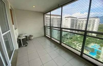 Apartamento com 3 quartos à venda na avenida vice-presidente josé alencar, jacarepaguá, rio de janeiro, 113 m2 por r$ 1.190.000