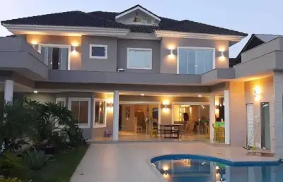 Casa em condomínio fechado com 5 quartos à venda na estrada dos bandeirantes, vargem grande, rio de janeiro, 600 m2 por r$ 1.190.000