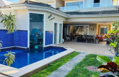 Casa em condomínio fechado com 5 quartos à venda na rua rivadavia campos, recreio dos bandeirantes, rio de janeiro, 300 m2 por r$ 2.350.000
