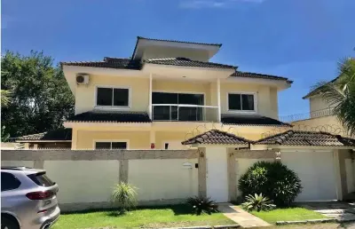 Casa em condomínio fechado com 5 quartos à venda na rua daniel barreto dos santos, vargem pequena, rio de janeiro, 340 m2 por r$ 2.580.000